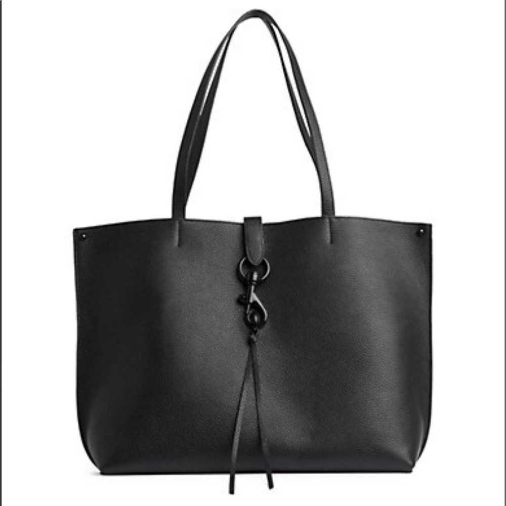 Rebecca Minkoff Black / Gunmetal Megan Tote